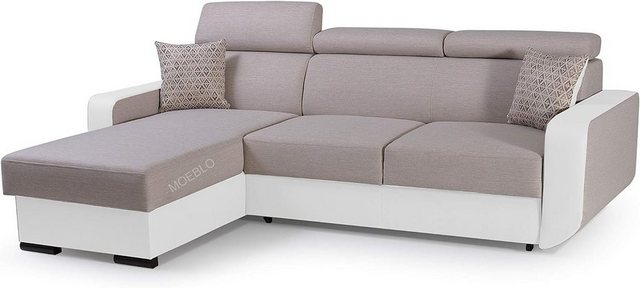 MOEBLO Ecksofa Pedro, Eckcouch Sofa Couch Wohnlandschaft L-Form Polsterecke günstig online kaufen