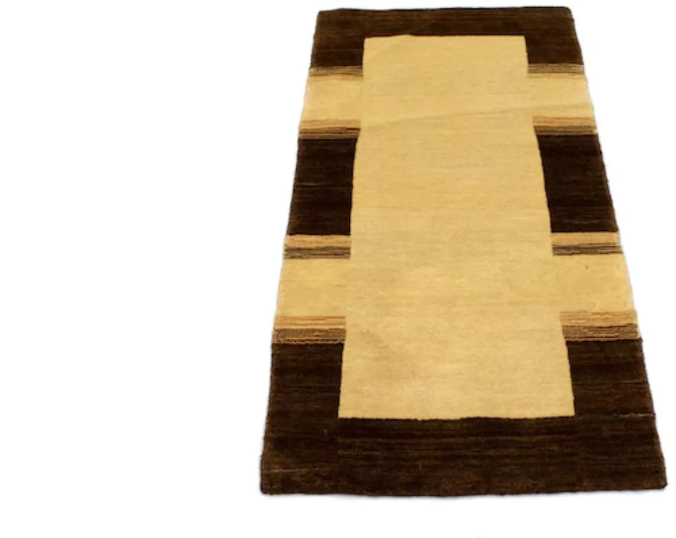 morgenland Wollteppich »Loribaft Teppich handgewebt gelb«, rechteckig günstig online kaufen