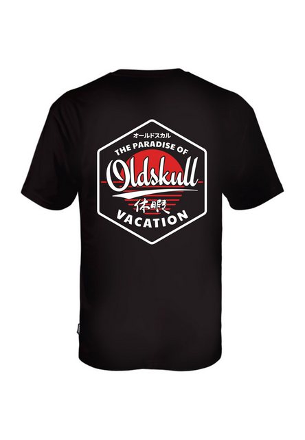 Oldskull T-Shirt Retro Vacation Logo Graphic günstig online kaufen