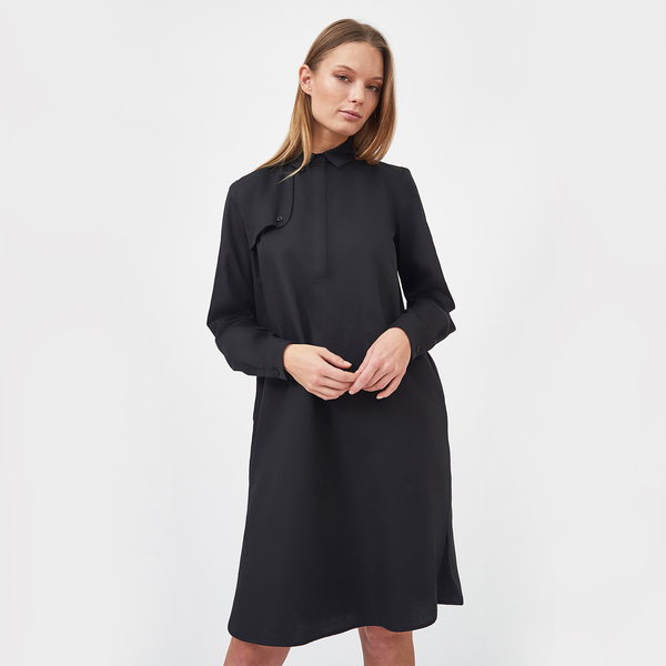 Satin Hemd Kleid günstig online kaufen