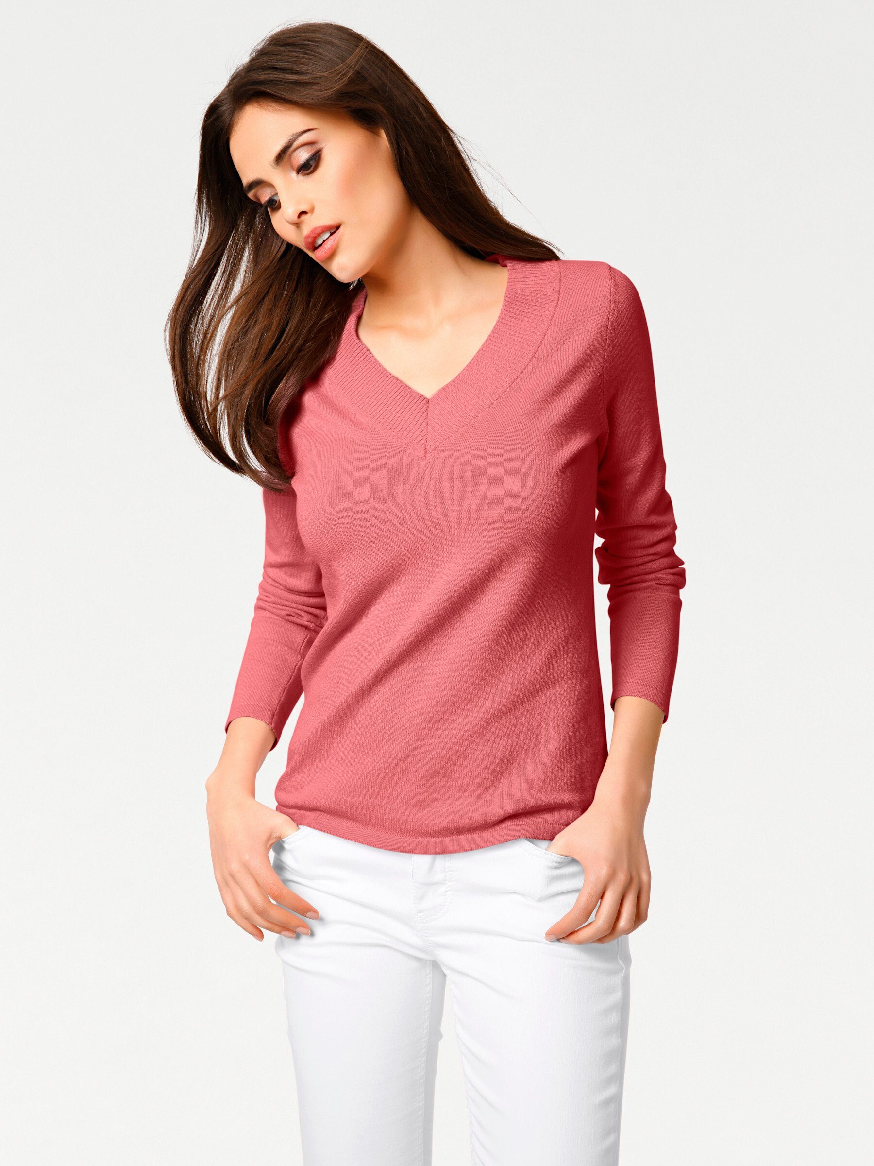heine Strickpullover V-Pullover günstig online kaufen