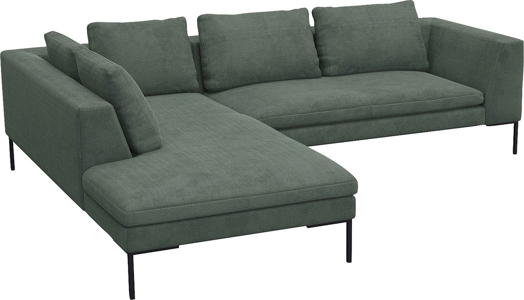 FLEXLUX Ecksofa "Loano, superbequemer Sitzkomfort durch Kaltschaum im Sitz" günstig online kaufen