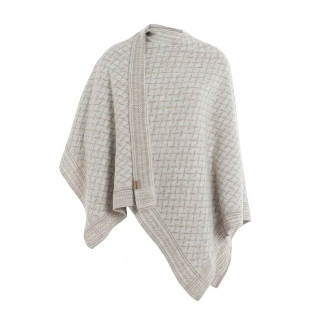 Knit Factory Poncho Dusk Poncho Cape Iced Clay/Beige (1-St) Strick Poncho f günstig online kaufen