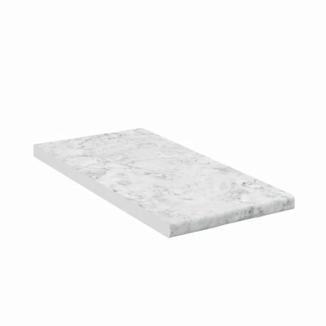 Vicco Unterschrank Küchenarbeitsplatte Marmor Weiß 30 cm günstig online kaufen