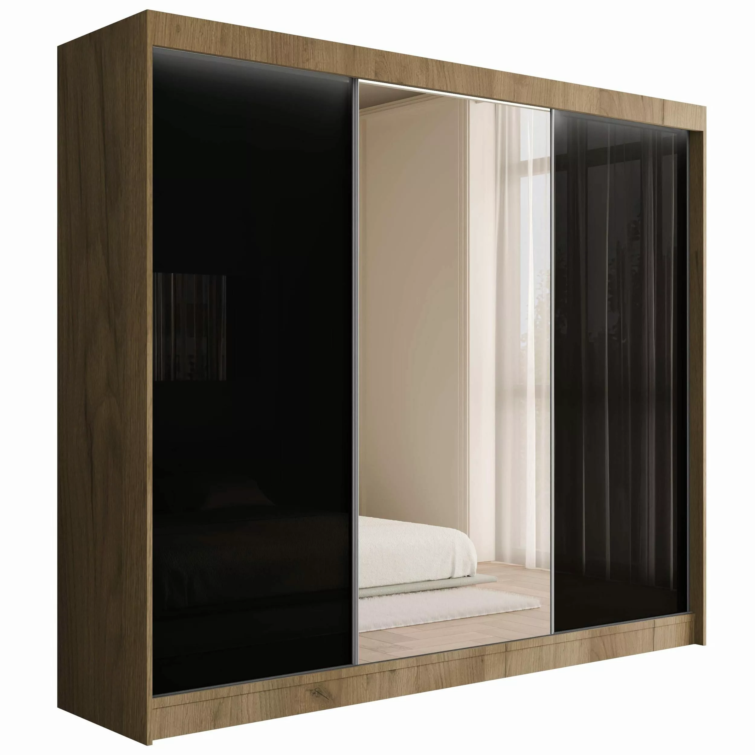 ALTDECOR Schiebetürenschrank VESLI (Kleiderschrank Garderobenschrank mit günstig online kaufen