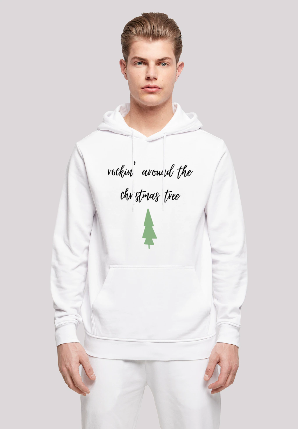 F4NT4STIC Kapuzenpullover "Rockin around the christmas tree", Print günstig online kaufen