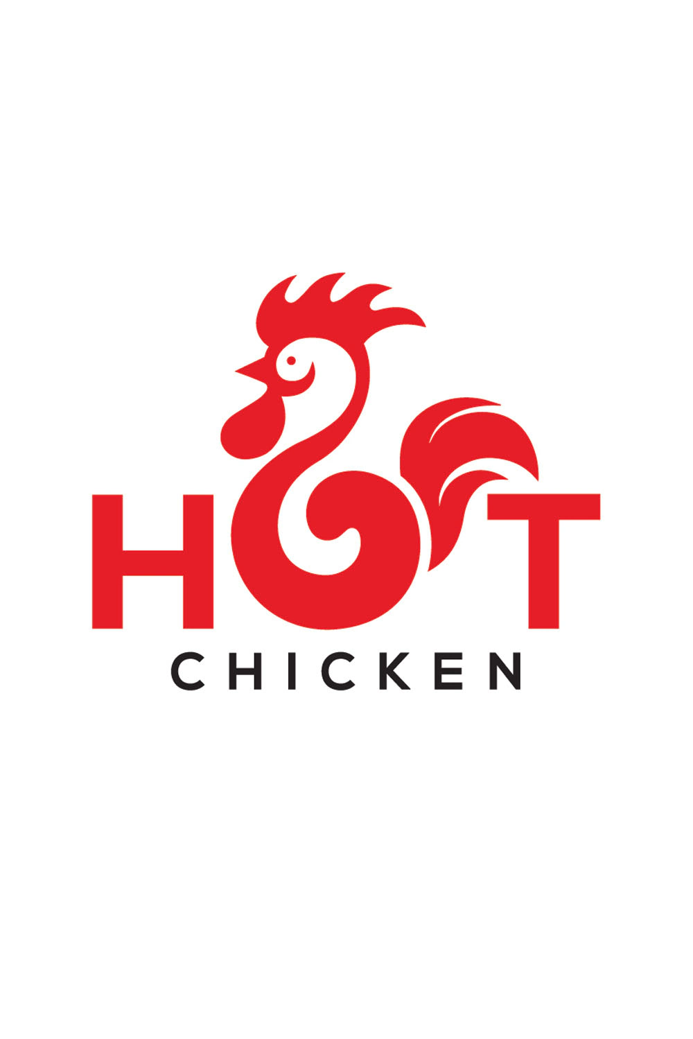 queence Wanddekoobjekt "HOT CHICKEN", Stahlschild, Blechschild, Spruch, Wit günstig online kaufen