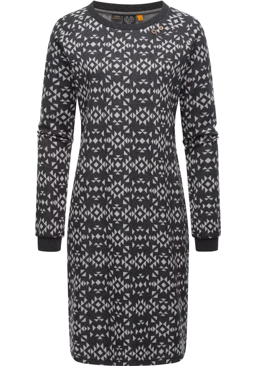 Ragwear Sweatkleid "Dassa Aztec", stylisches Langarmkleid für den Winter günstig online kaufen