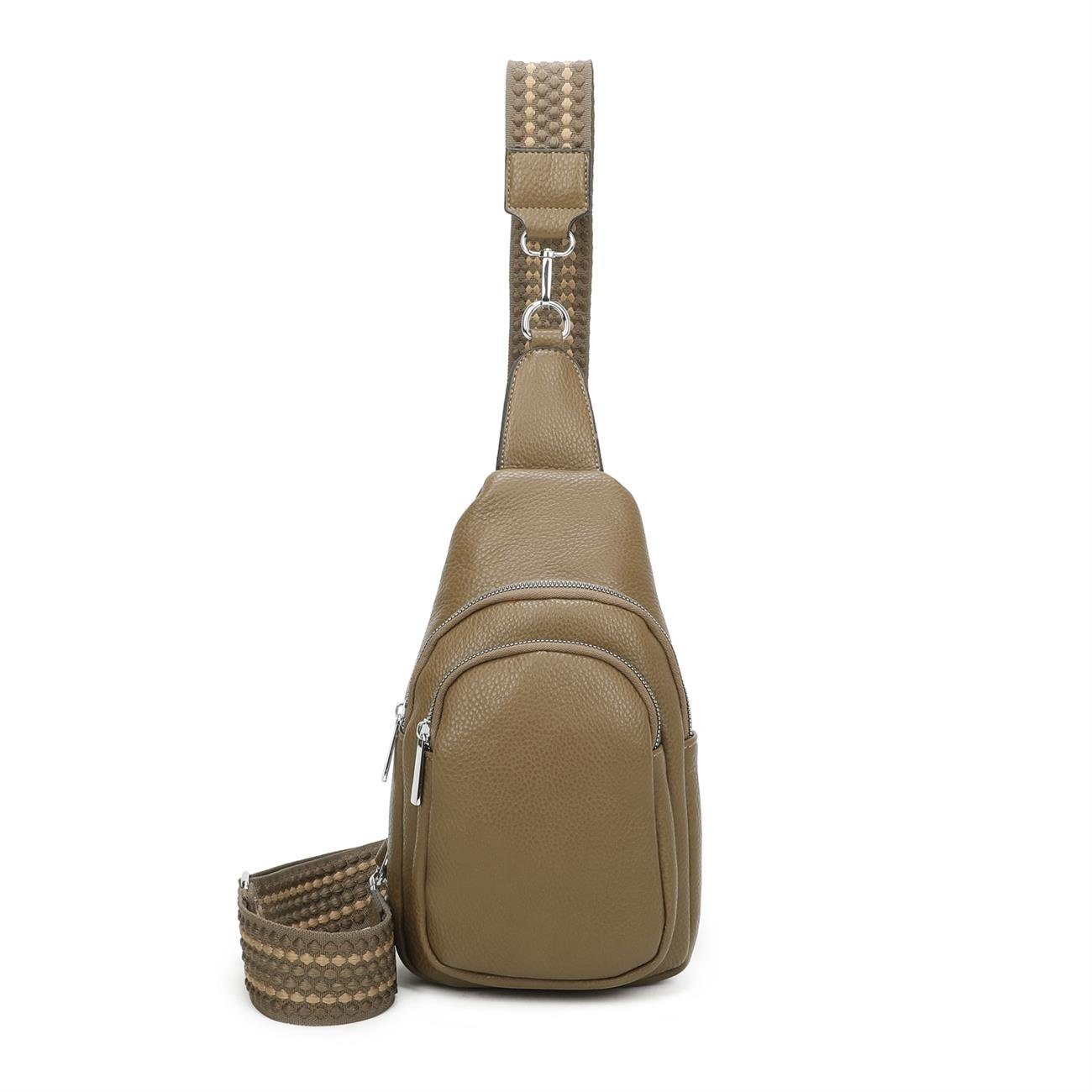 ITALYSHOP24 Schultertasche Unisex Sling-Tasche Bodybag Crossbody günstig online kaufen