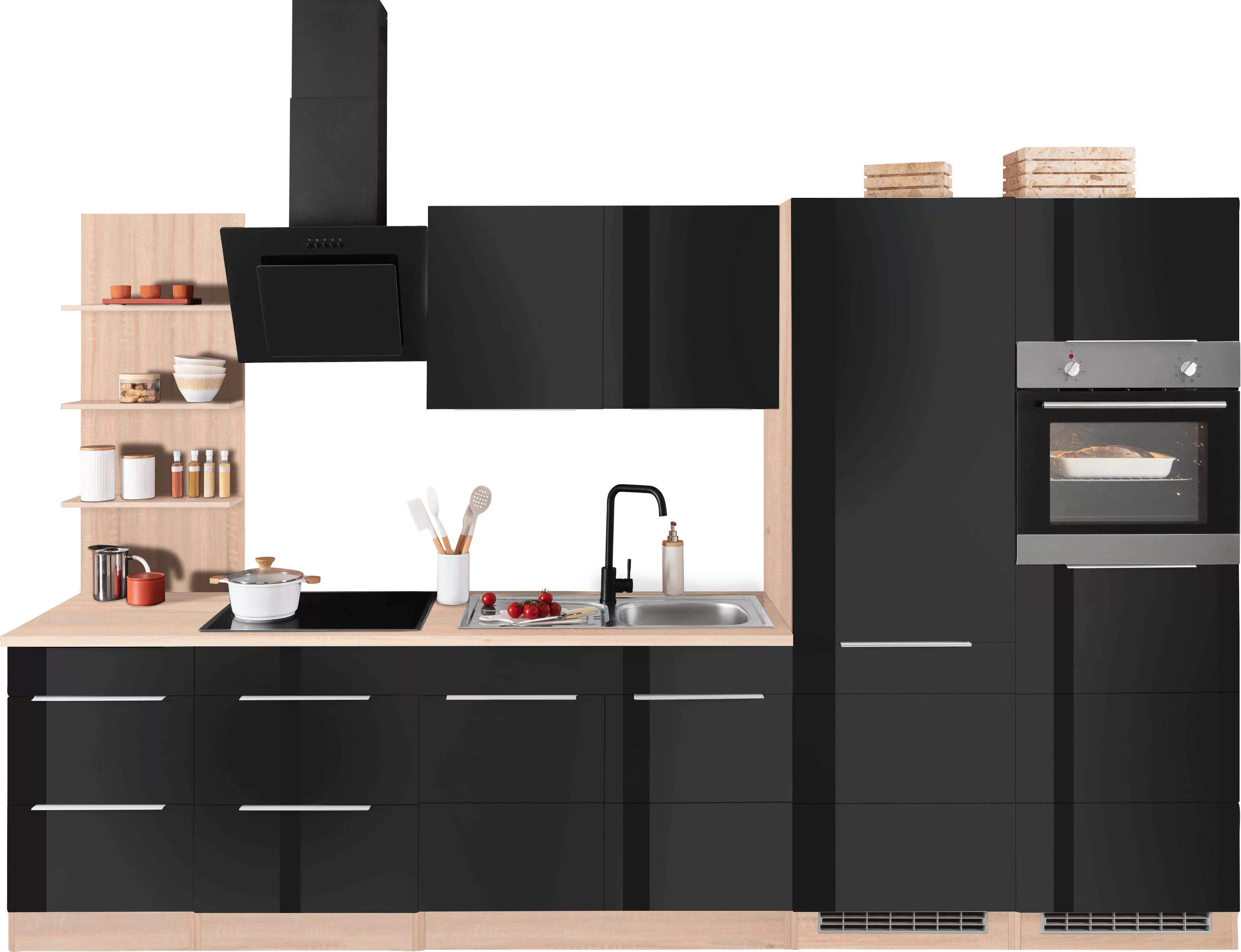 KOCHSTATION Küchenzeile "KS-Brindisi", mit E-Geräten, Breite 330 cm günstig online kaufen