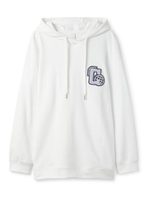 Sheego Sweatshirt "Große Größen", mit Kapuze und College-Applikation günstig online kaufen