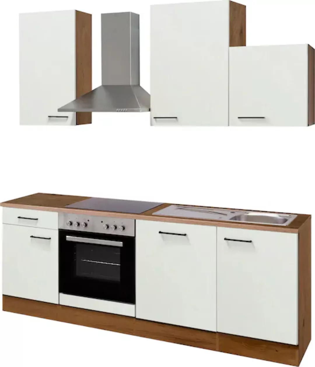 Flex-Well Küche "Vintea", Breite 220 cm, mit und ohne E-Geräten lieferbar günstig online kaufen