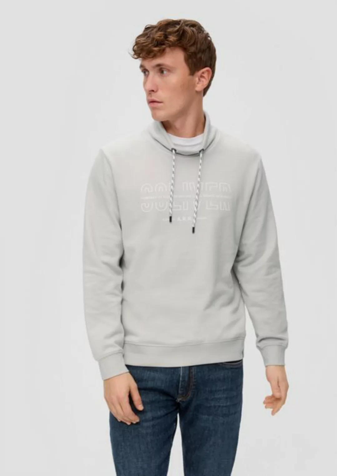 s.Oliver Sweatshirt mit Frontprintlogo günstig online kaufen