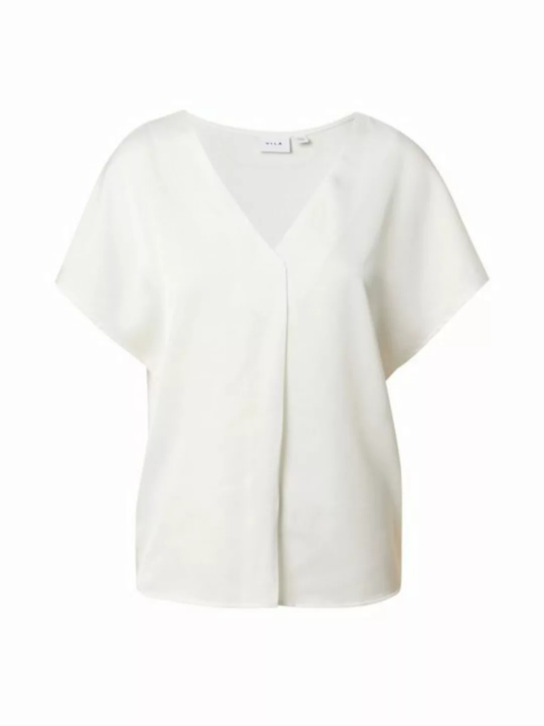 Vila V-Shirt "VIELLETTE V-NECK S/S SATIN TOP - NOOS" günstig online kaufen