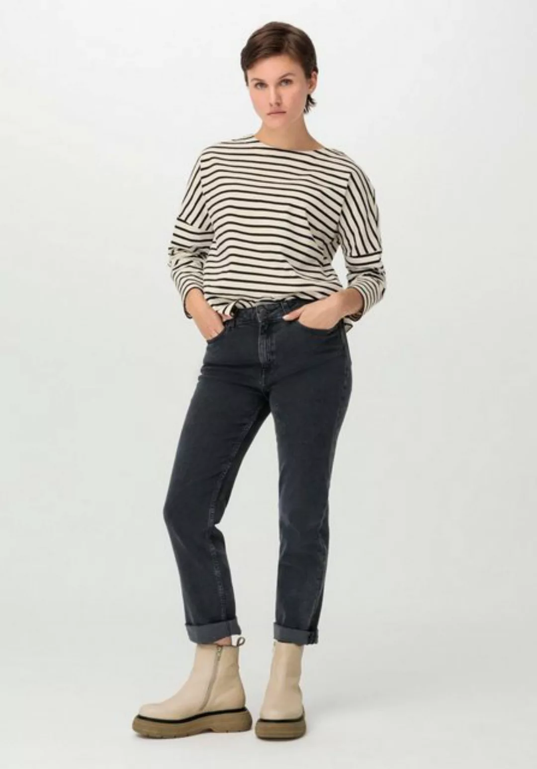 Hessnatur 5-Pocket-Jeans Bea High Rise Straight Cropped aus COREVA™ (1-tlg) günstig online kaufen