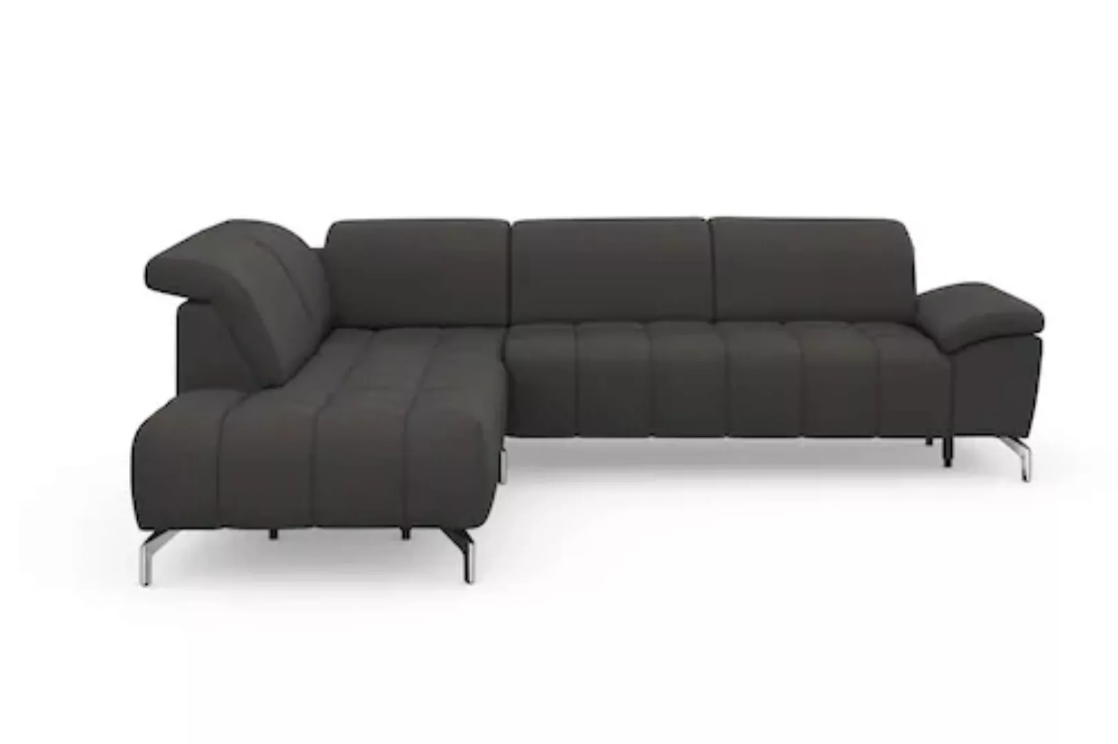 sit&more Ecksofa »Cool L-Form«, wahlweise mit Kopfteilverstellung und Vorzi günstig online kaufen