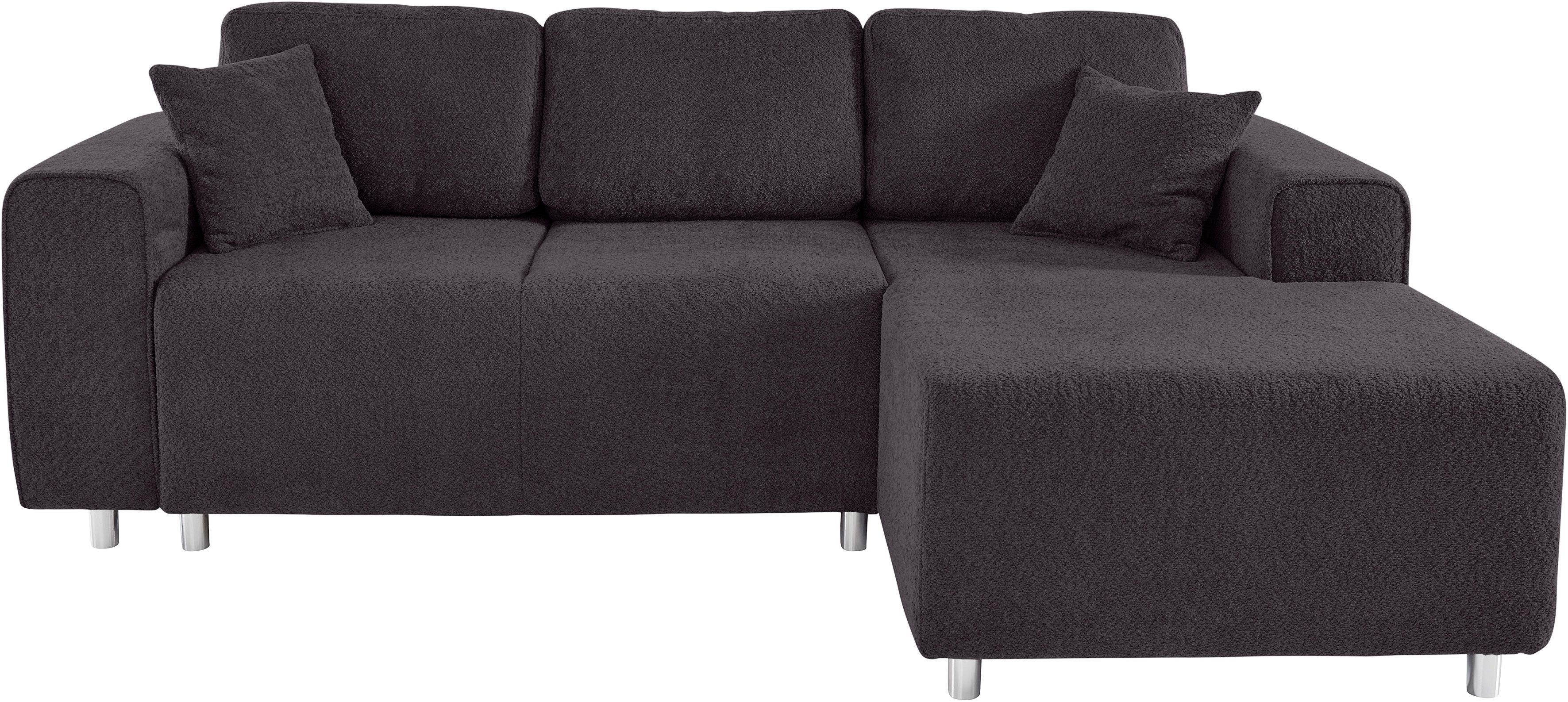 Home affaire Ecksofa "Györ", L-Form, wahlweise mit Bettfunktion und Bettkas günstig online kaufen
