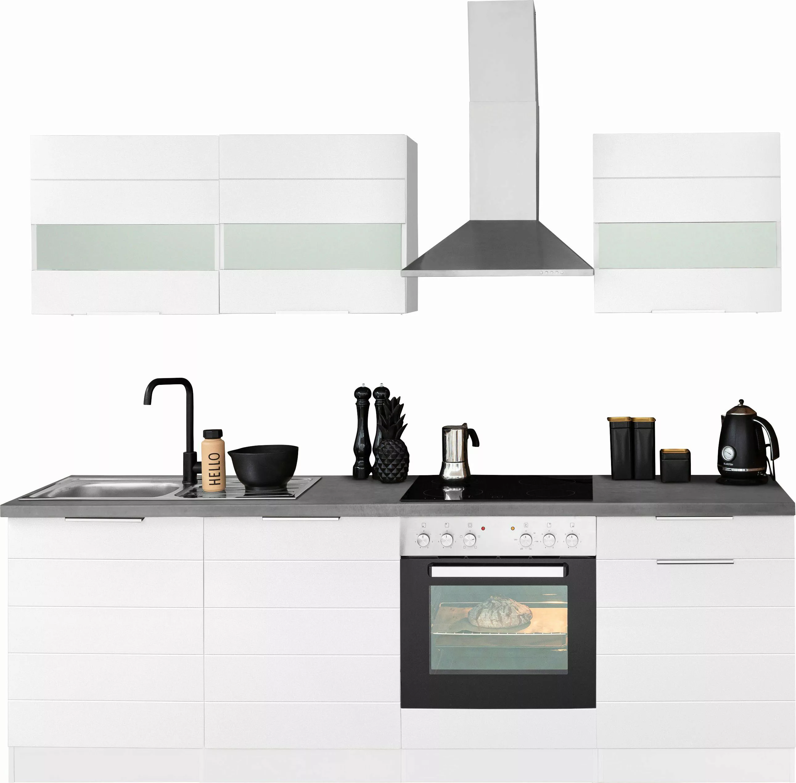 KOCHSTATION Küchenzeile KS-Luhe, 240 cm breit, günstig online kaufen