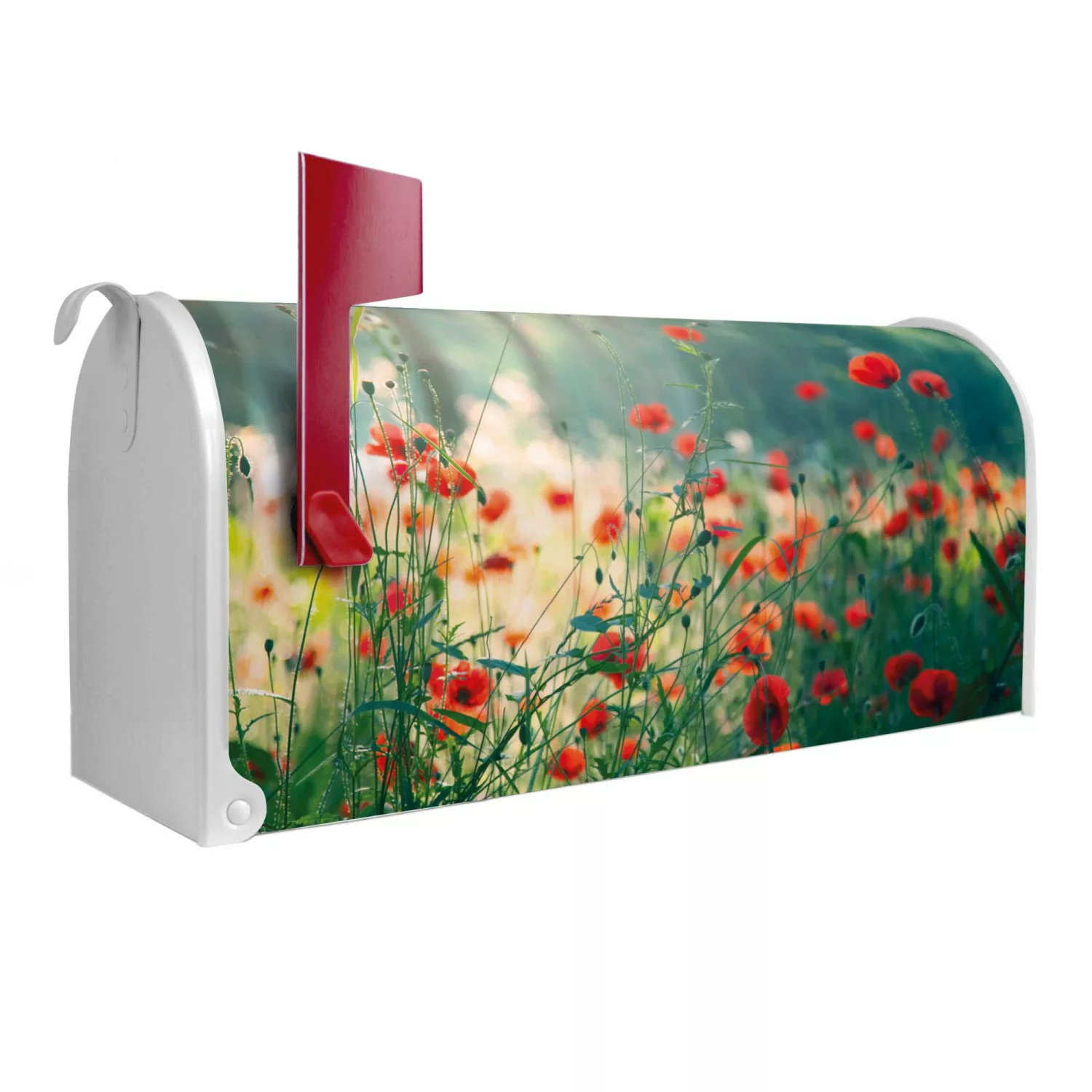 Banjado Amerikanischer Briefkasten Weiß 48x22x16cm US Mailbox Letterbox Pos günstig online kaufen