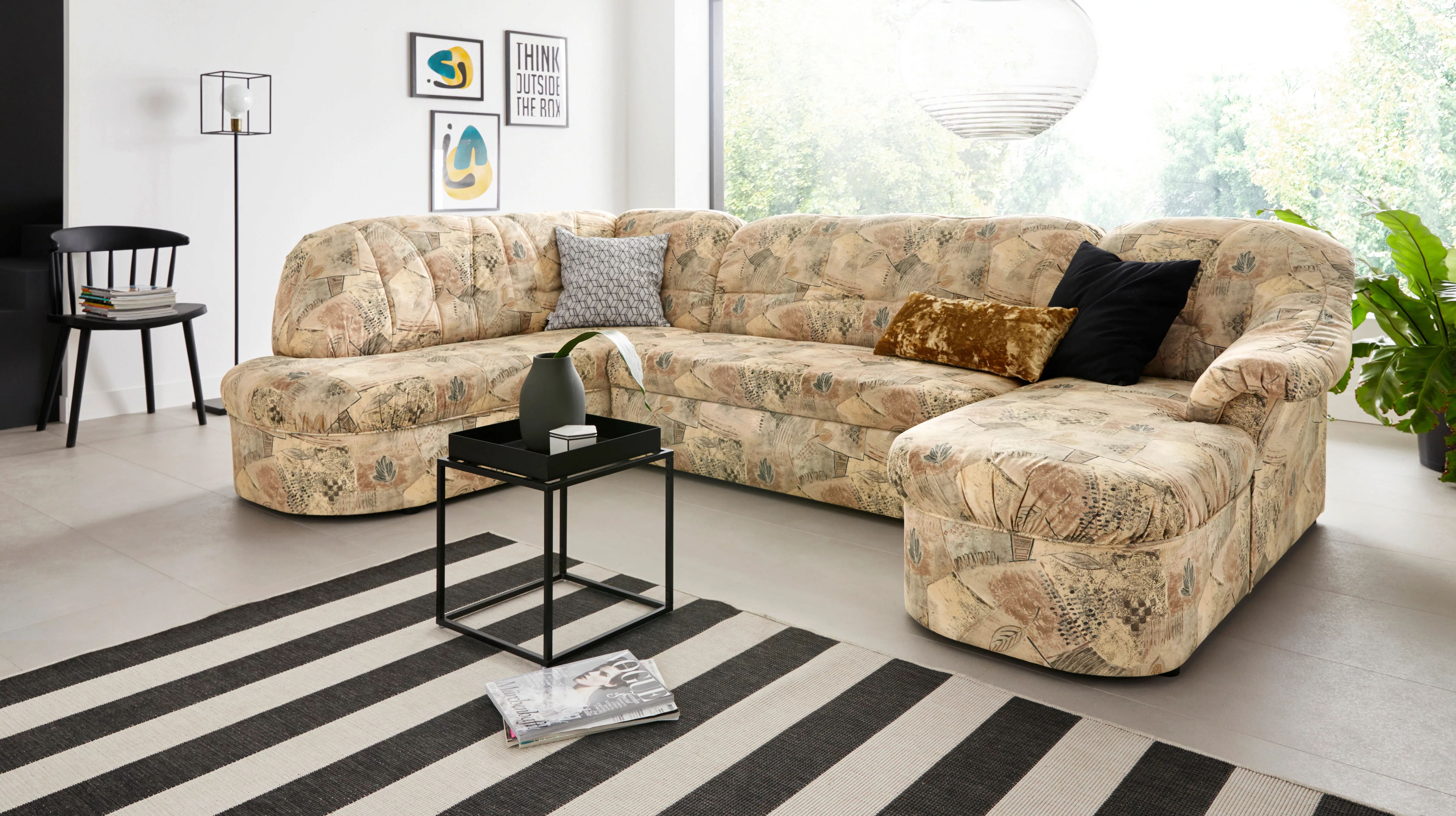DOMO collection Wohnlandschaft "Pegnitz, zeitlos und modern, mit attraktive günstig online kaufen