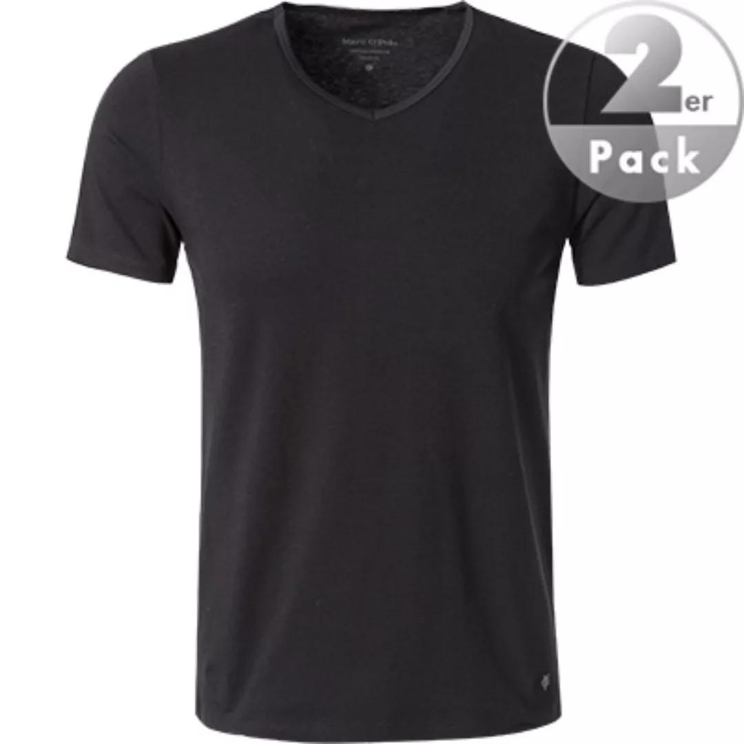 Marc O'Polo Shirt V-Neck 2er Pack 149804/000 günstig online kaufen