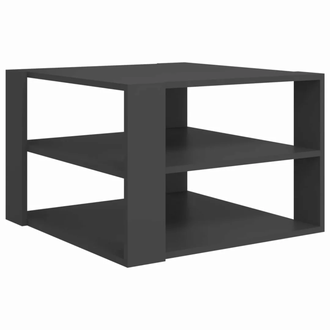 Couchtisch Grau 60x60x40 Cm Spanplatte günstig online kaufen