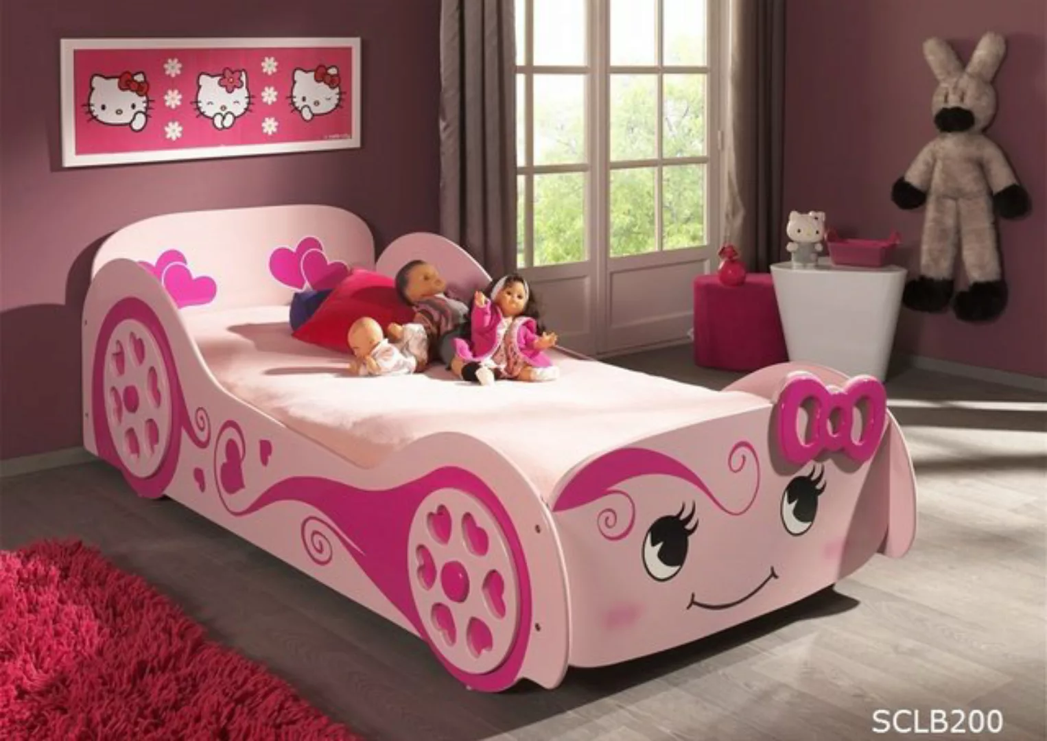 Faizee Möbel Kinderbett Autobett Pretty Girl günstig online kaufen