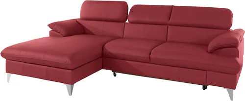 COTTA Ecksofa "Caluso L-Form", mit Kopfteilverstellung, wahlweise mit Bettf günstig online kaufen