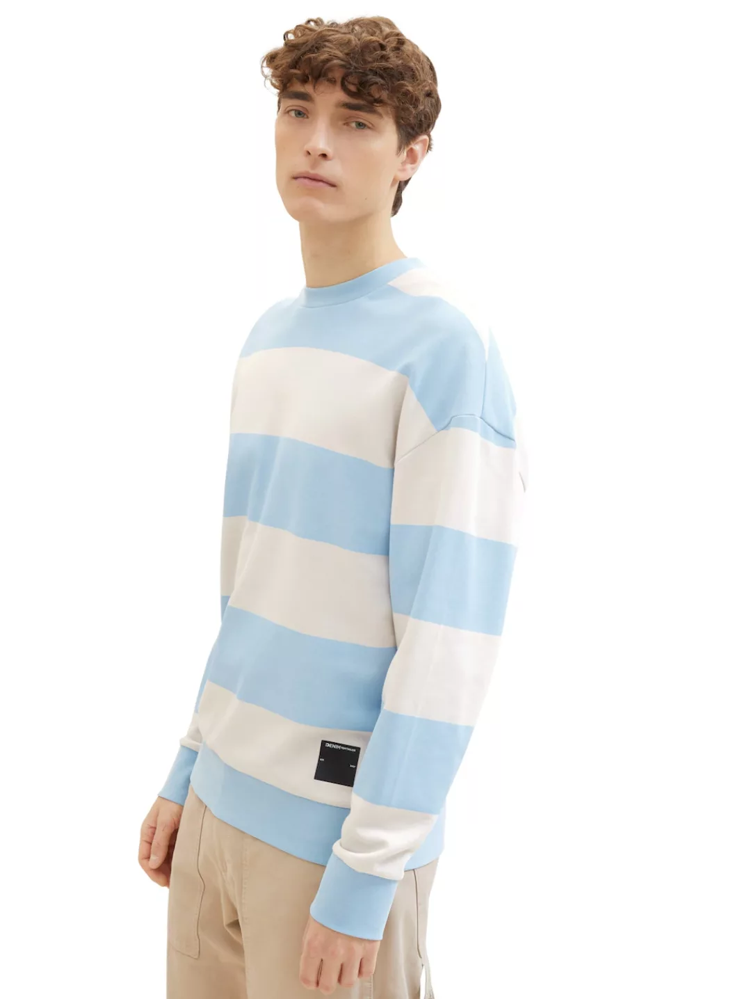 TOM TAILOR Denim Sweatshirt, mit Colorblocking günstig online kaufen