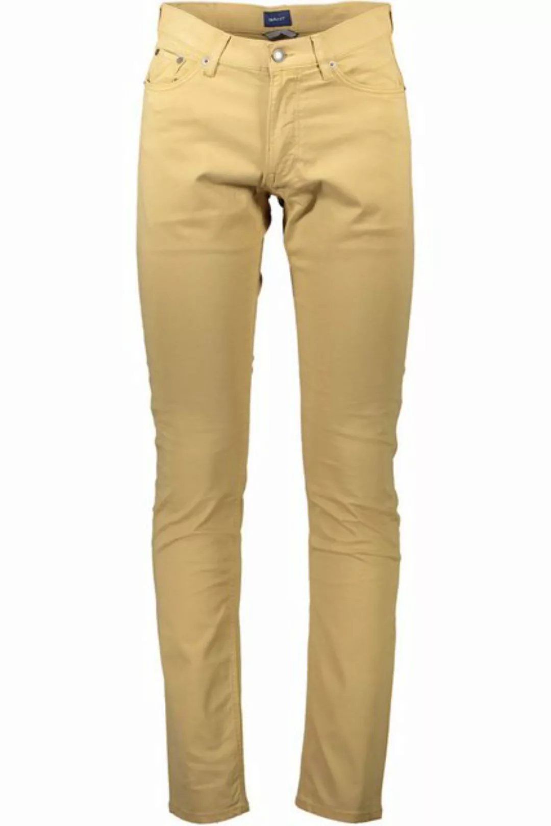 Gant 5-Pocket-Hose Elegante Herren-Hose in Beige mit 5 Taschen und Reißvers günstig online kaufen