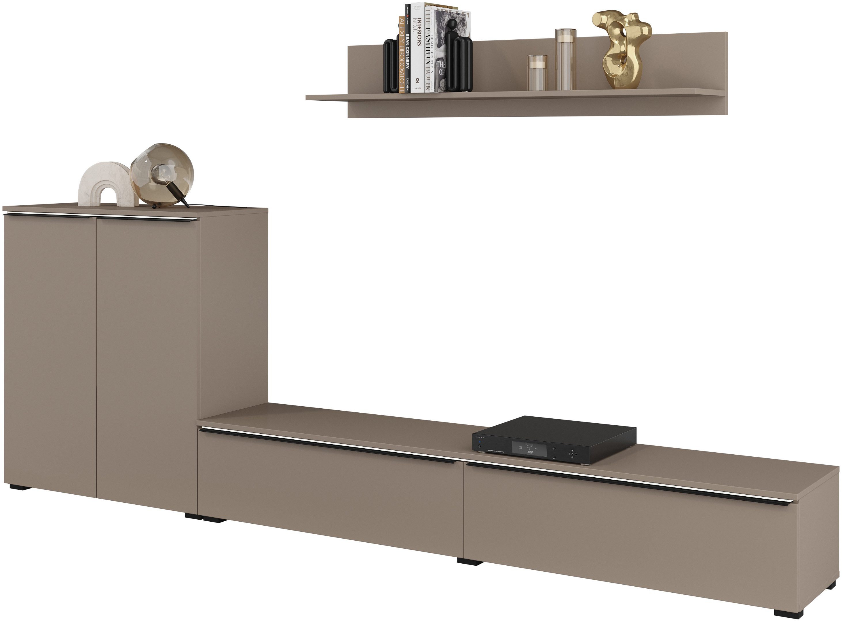 INOSIGN Wohnwand "Tana, Breite 260 cm, moderne Anbauwand", (3 St.), Mediawa günstig online kaufen