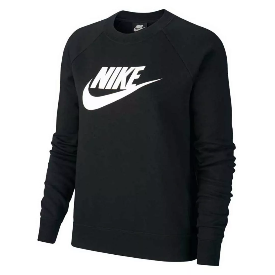 Nike Sportswear Essential Crew Hbr Sweatshirt 2XL Black / White günstig online kaufen