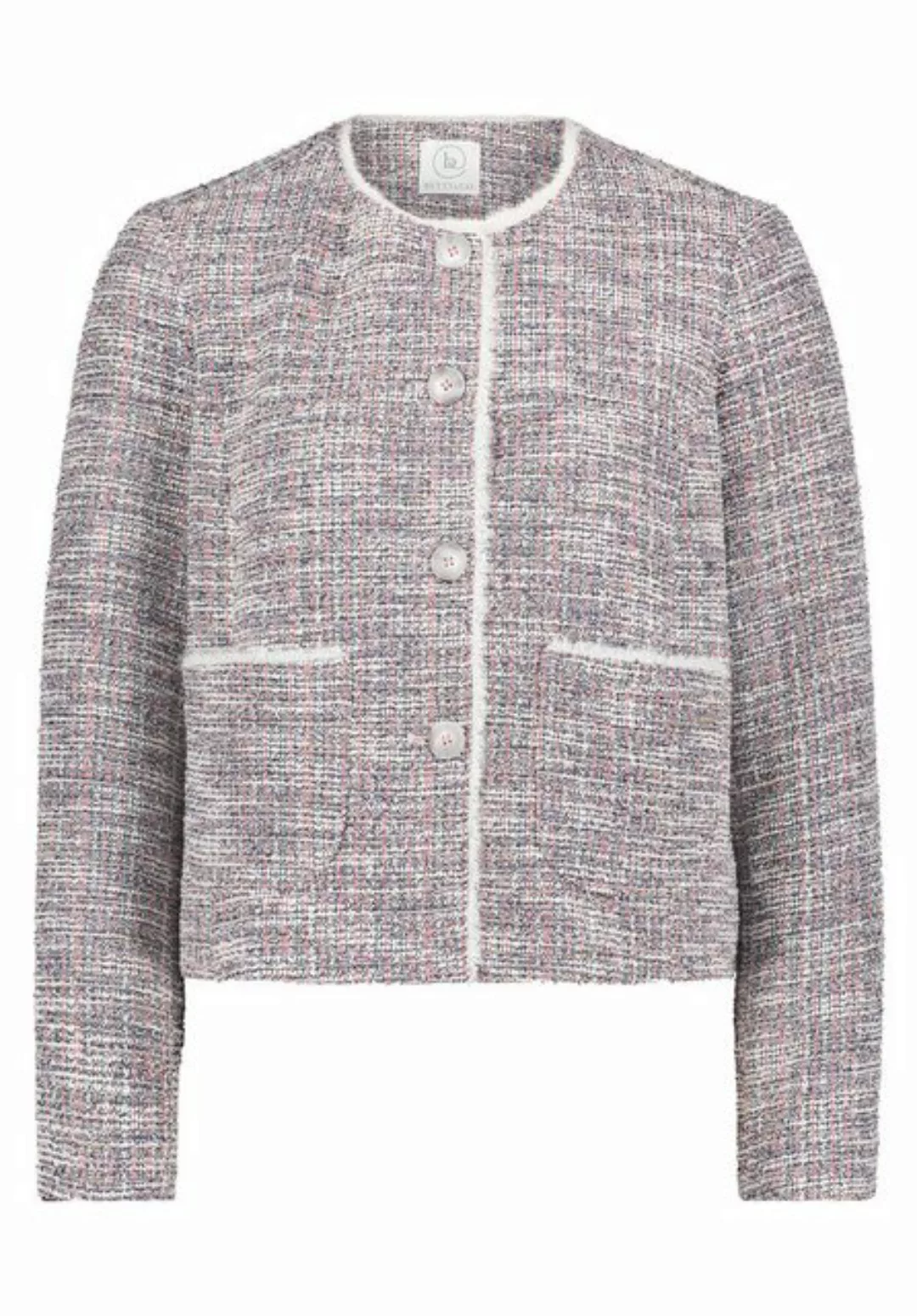 Betty&Co Jackenblazer Blazer Kurz Einreiher 1/1 Arm günstig online kaufen