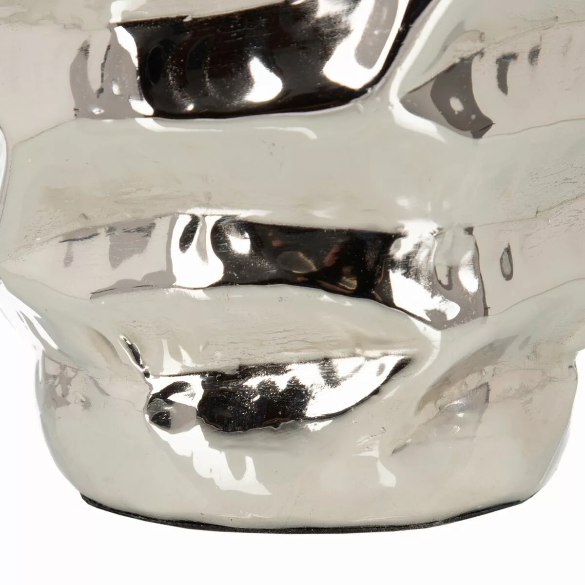 Vase 27,5 X 27,5 X 56 Cm Silber Aluminium günstig online kaufen