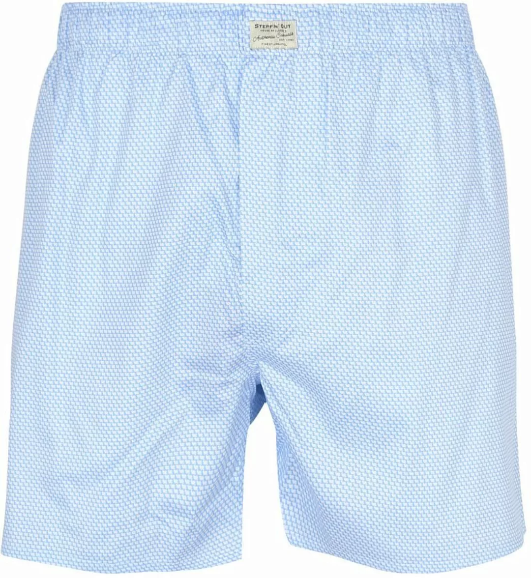 Steppin' Out Boxershort bedruckt hellblau - Größe S günstig online kaufen