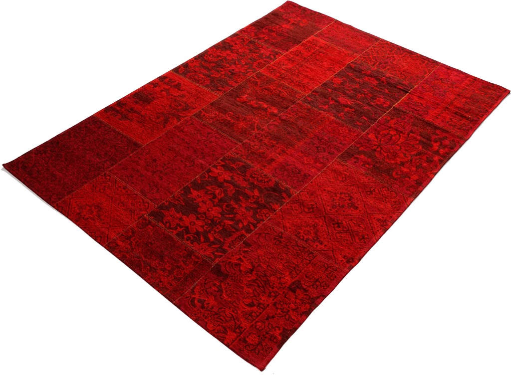 Kurzflorteppich  Venecia Vintage - rot - Synthethische Fasern - 40 cm - Tep günstig online kaufen