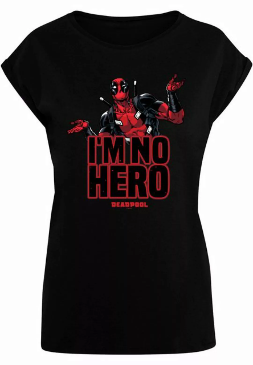 ABSOLUTE CULT T-Shirt ABSOLUTE CULT Damen Ladies Deadpool - I Am No Hero T- günstig online kaufen