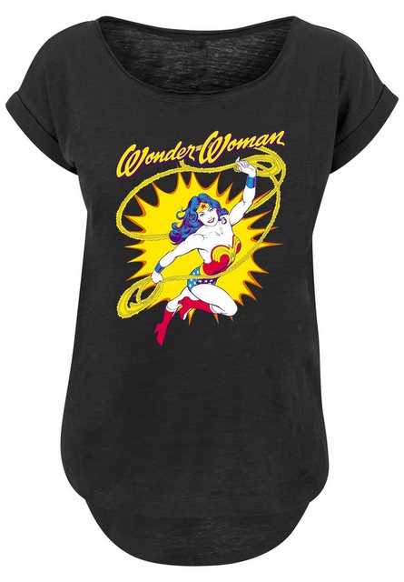 F4NT4STIC T-Shirt "DC Comics Wonder Woman Vintage Leap", Damen,Premium Merc günstig online kaufen