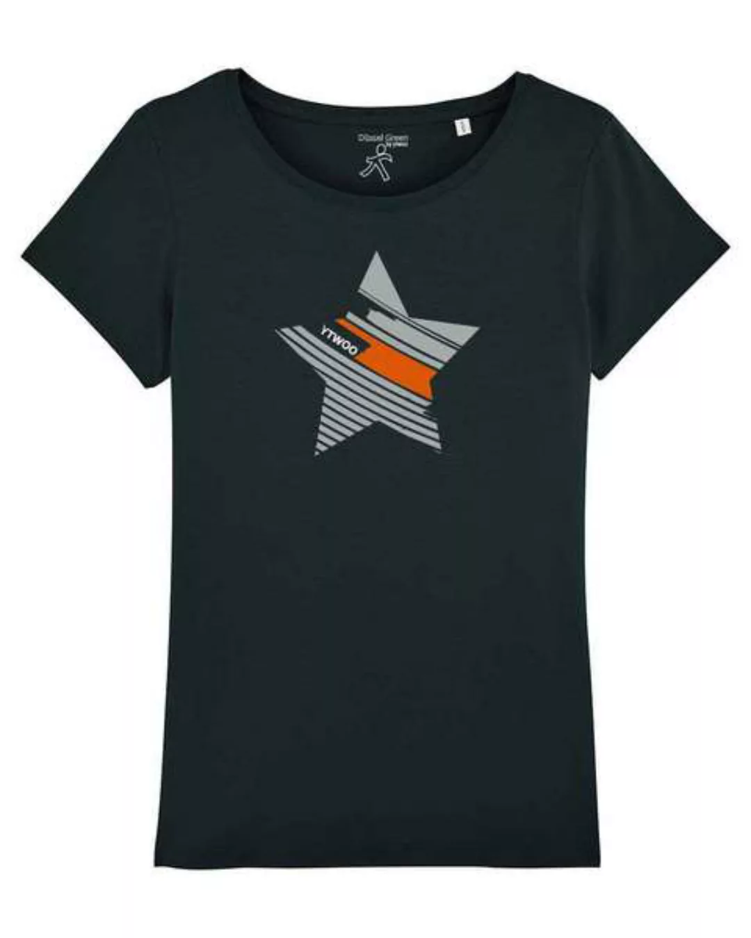 Damen T-shirt Mit Stern In Verschiedenen Varianten, Stern Shirt günstig online kaufen