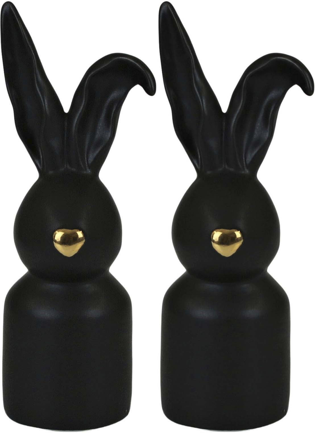 AM Design Osterhase "Osterfigur, Hase mit goldfarbener Nase", Dekofigur aus günstig online kaufen