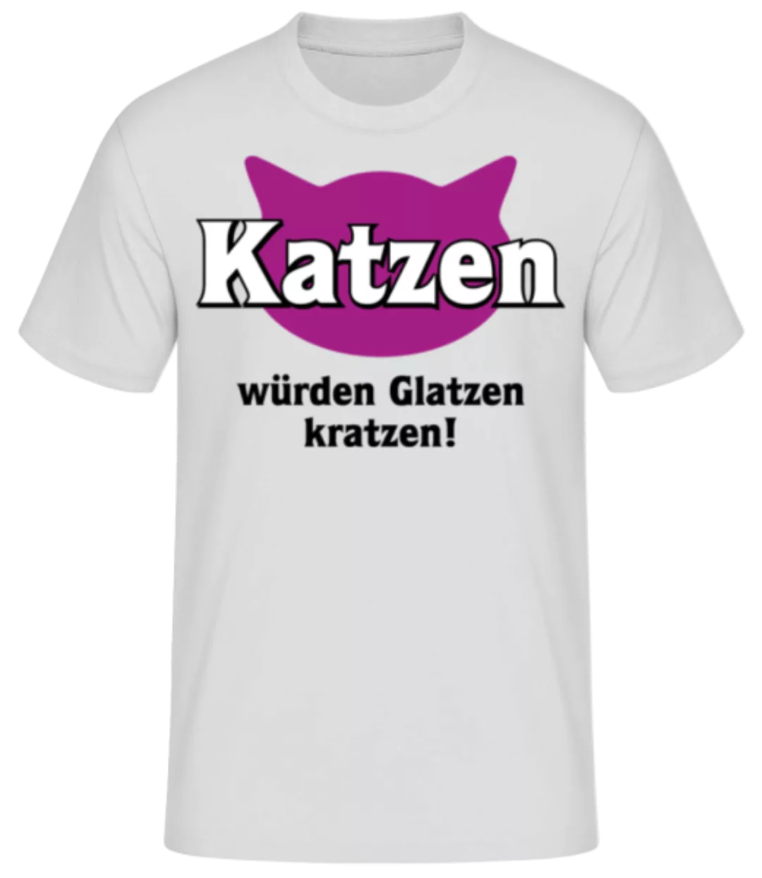 Katzen Würden Glatzen Kratzen · Männer Basic T-Shirt günstig online kaufen