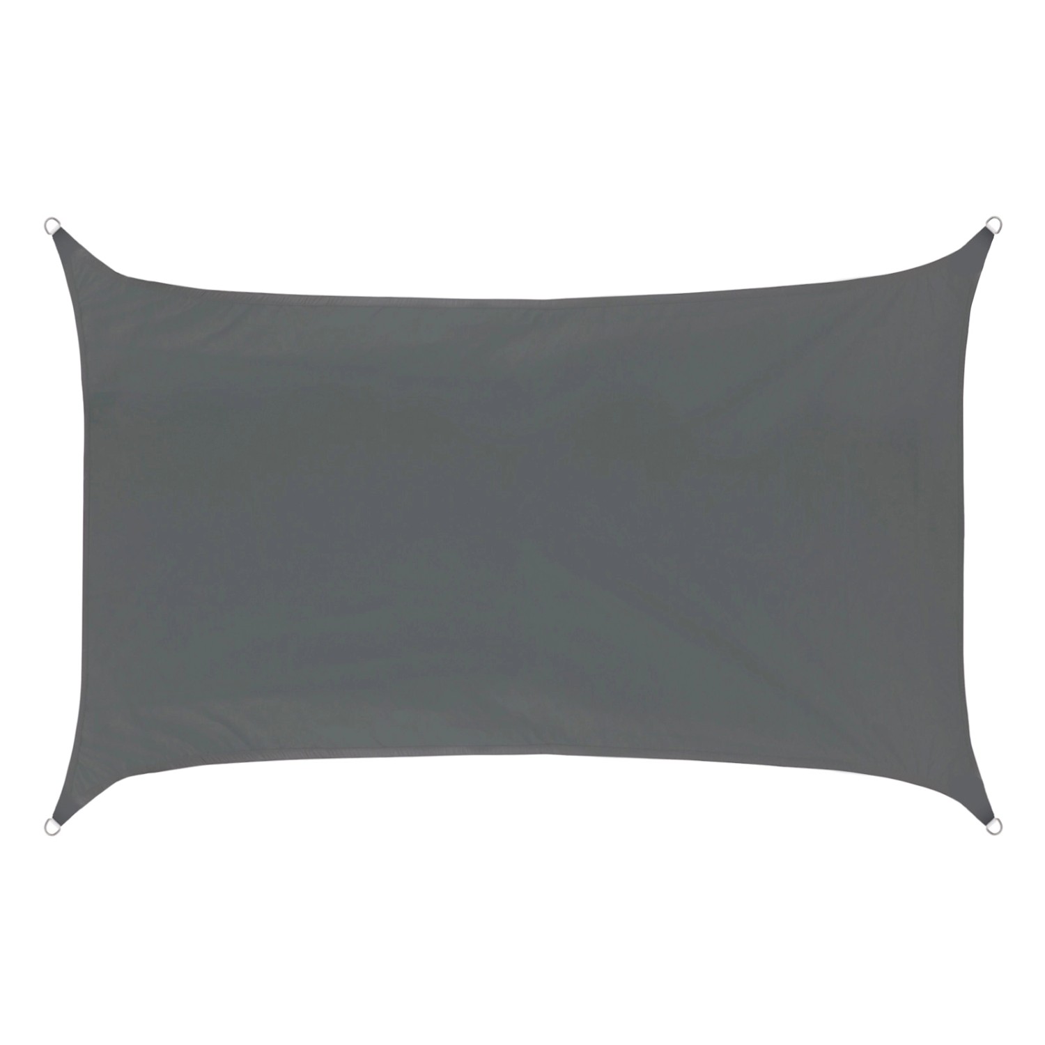 Svita Sonnensegel Viereckig 160g/m² UV50+ Sonnenschutz Dunkelgrau 3x5m günstig online kaufen