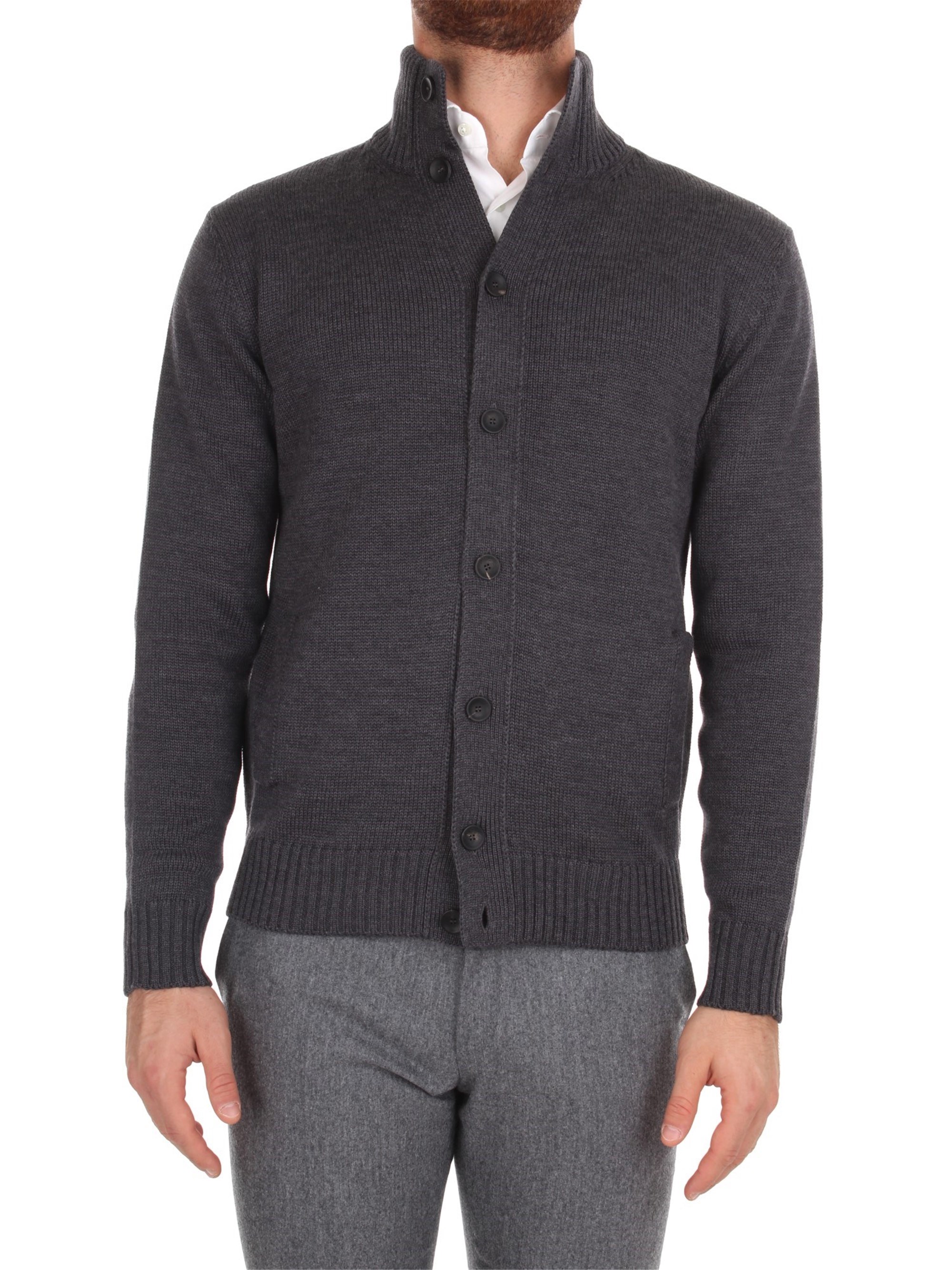 ZANONE Cardigan Herren grau Lana günstig online kaufen