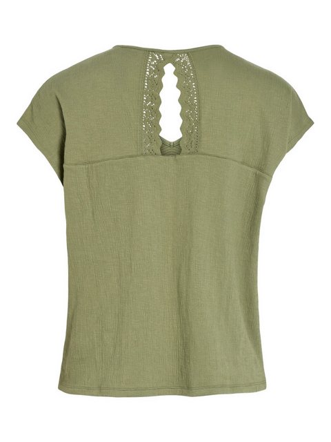 Vila T-Shirt Legere Shirt Bluse mit Spitzen Details V-Ausschnitt 7564 in Gr günstig online kaufen