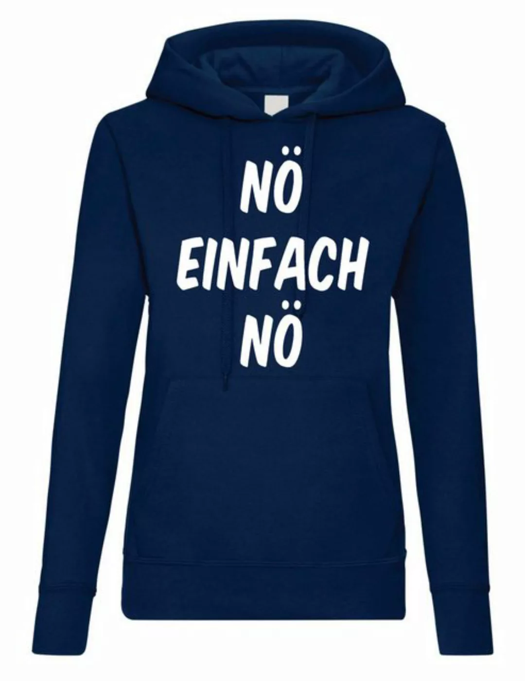 Youth Designz Kapuzenpullover Nö Einfach Nö Damen Hoodie Pullover mit lusti günstig online kaufen