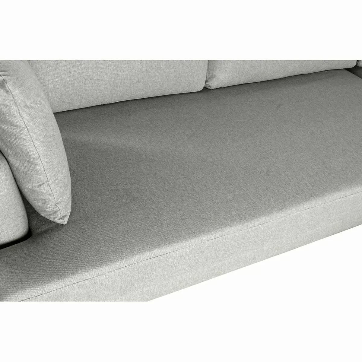 Chaise Longue Dkd Home Decor Grau Polyester Metall (240 X 160 X 85 Cm) günstig online kaufen
