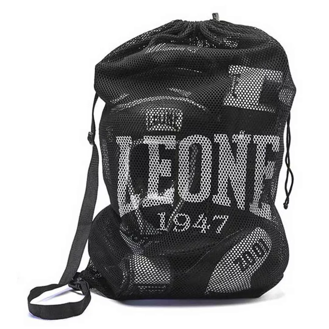 Leone1947 Mesh 35l Kordelzugbeutel One Size Black günstig online kaufen