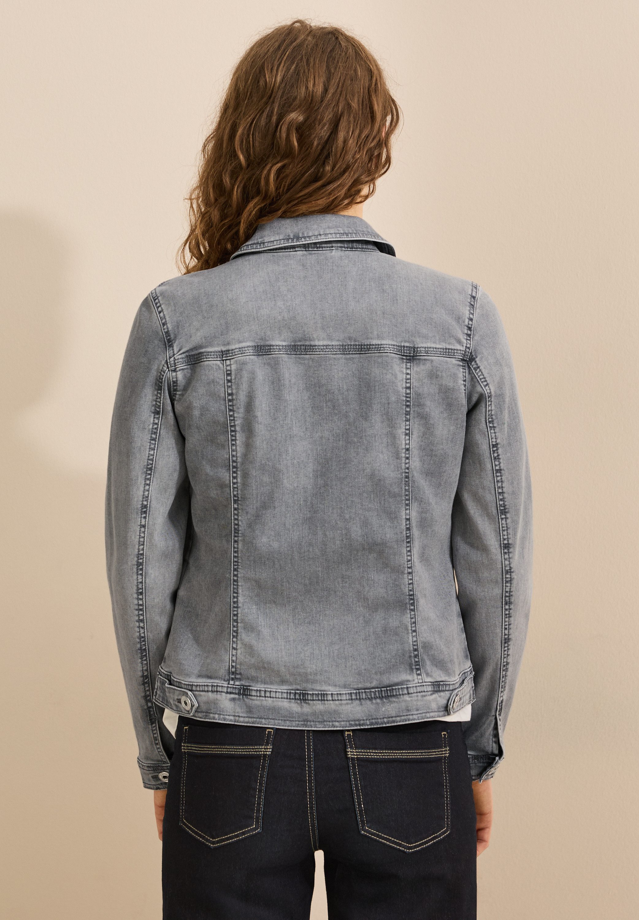 CECIL Jeansjacke mit Hemdkragen günstig online kaufen
