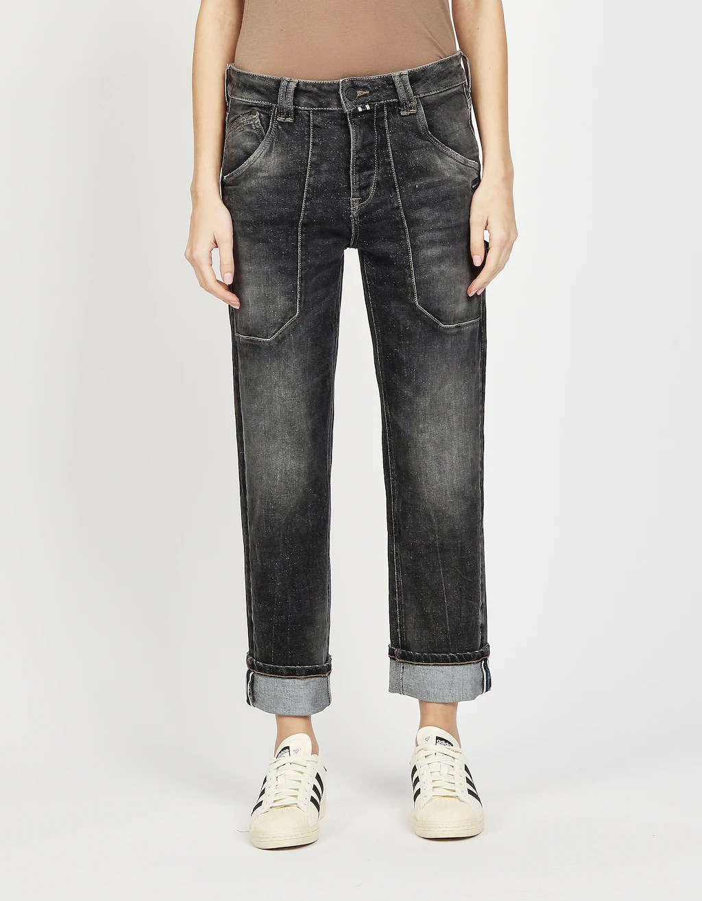 GANG Straight-Jeans "94THELMA WORKER", mit aufgesetzten Taschen und typisch günstig online kaufen