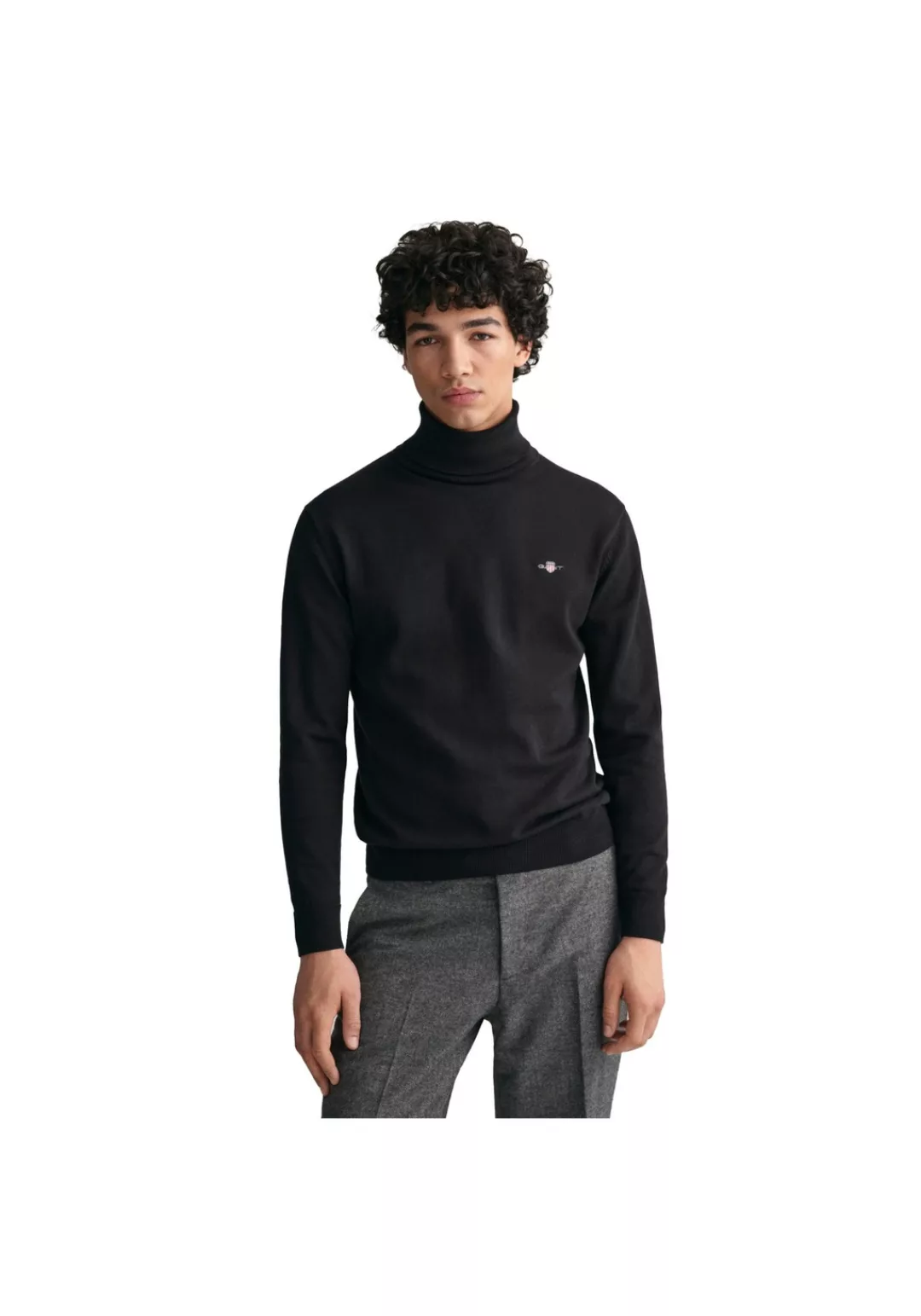 Gant Sweatshirt Herren Pullover - CLASSIC COTTON ROLLERNECK günstig online kaufen